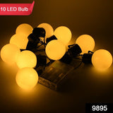 10 Led String Lights 3 Battery Operated (1 Pc  Battery Not Included)