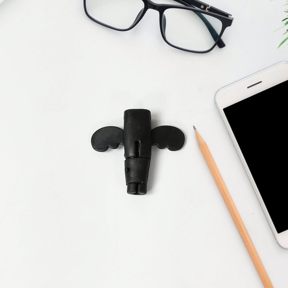 Silicone Data Cable Protector Angel Data Cable Protective Cover 2 In 1 Mobile Phone Cord Earphone Cord Saver Storage Tool