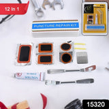 Bicycle Tire Repair Kit Puncture Repair Set With Adhesive Portable Tools