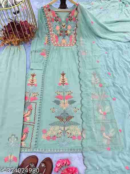 Vibrant Embroidered Suit Collection – A Celebration of Colors!