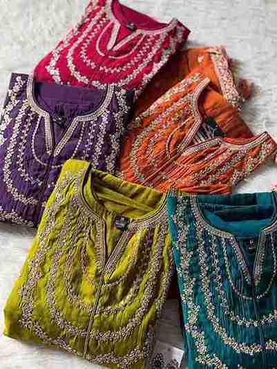 LATEST DESIGNER KURTA SET WITH DUPATTA BOTTOM AND TOP