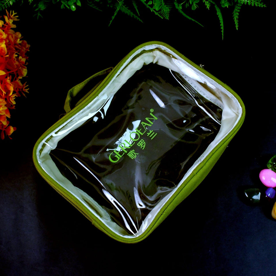 Transparent Zipper Closing Pouch (1 Pc  Big)