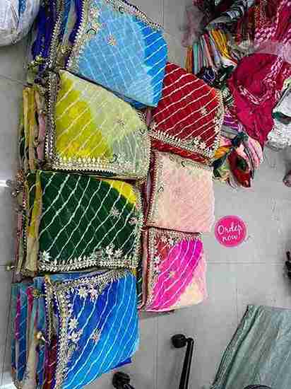 TRENDY NEW GEORGETTE prism PRINTED SAREE