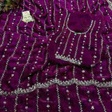 Trending hand work saree