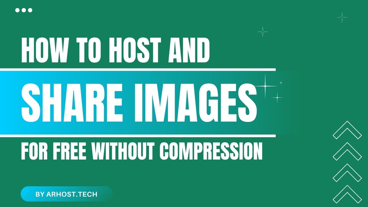 Host and Share Images for Free Without Compression