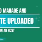 Manage and Delete Uploaded Images on AR Hos