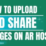 upload and share images on ar host
