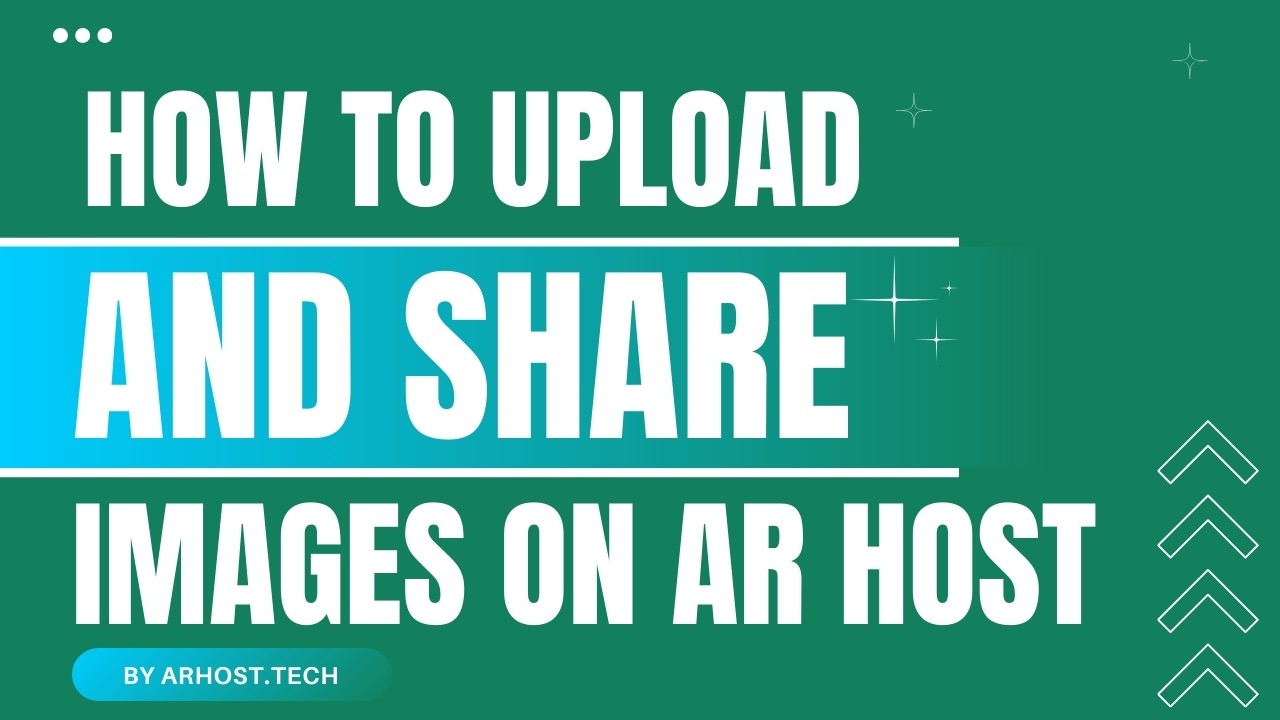 upload and share images on ar host
